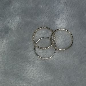 Gold petite rings